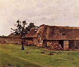 Yerres, The Aviary in The Ornamental Farm Paintings - Farm near Honfleur by Claude Monet